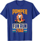 Funny Geologist Scientist Geology Lover Apparel Pompeii Fun Run Volcanology 79 AD Retro Vintage Runner T-Shirt - T-Shirt | Royal