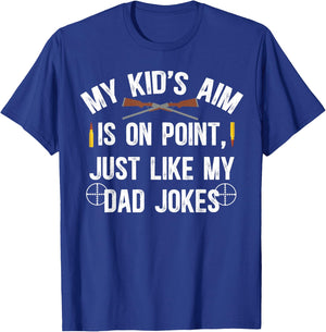 Shooting Sports Dad Funny Shooting Sports Father T-Shirt - T-Shirt | Royal