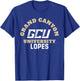 Grand Canyon Lopes | Official NCAA University | NCAFGCU006 T-Shirt - T-Shirt | Royal
