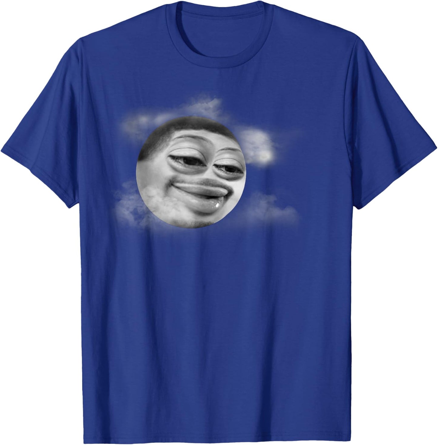 Funny Flight Reacts Moon Face Meme T-Shirt - T-Shirt | Royal