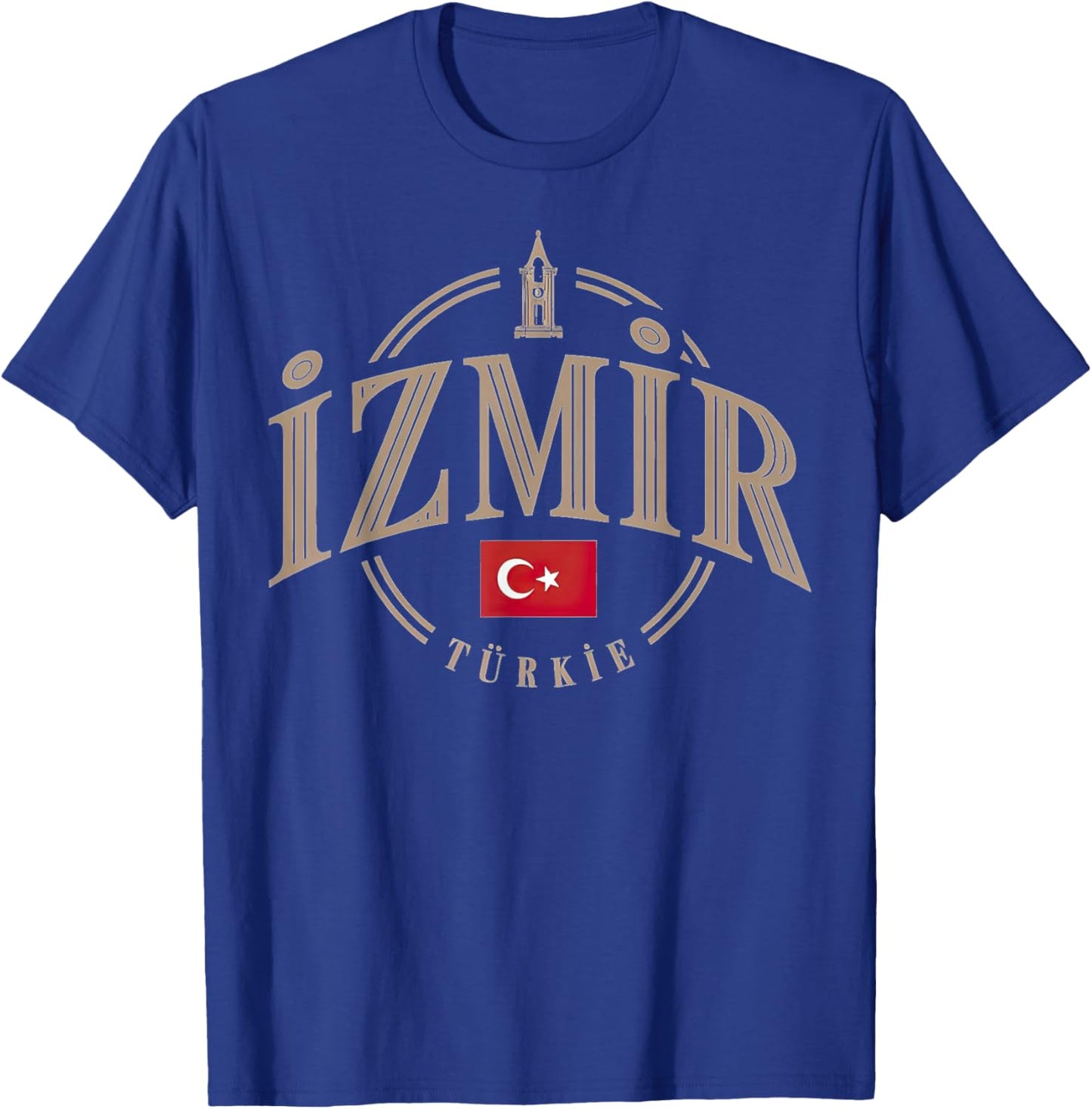 Izmir Türkei Turkey City Iconic Design T-Shirt - T-Shirt | Royal