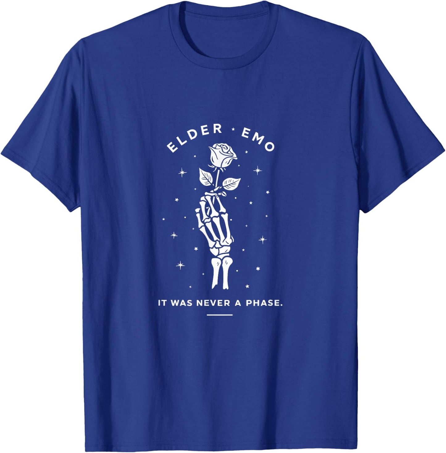 Elder Emo Club - It Wasn't a Phase Emo T-Shirt - T-Shirt | Royal