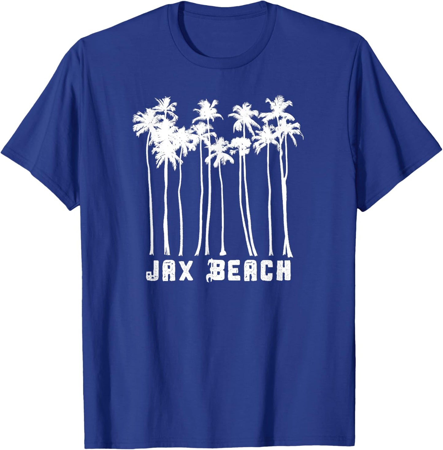 Jax Beach Florida Vacation Vintage Jacksonville FL Holiday T-Shirt - T-Shirt | Royal
