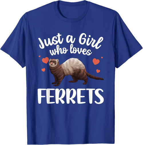 Cool Ferret Design Girls Ferret Owner Ferret Lover