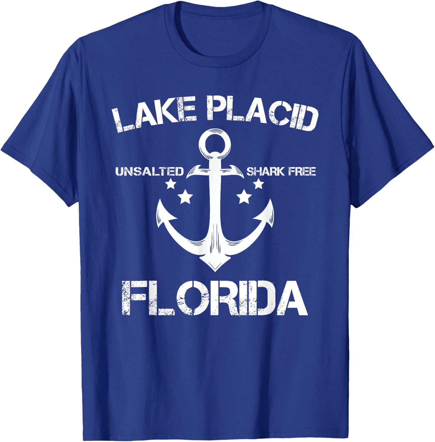 LAKE PLACID FLORIDA Funny Fishing Camping Summer Gift Men Women Kids T-Shirt - T-Shirt | Royal