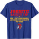 Jobsite Safety Tip Don't Put Your Fingers Funny Cock Design T-Shirt - T-Shirt | Royal
