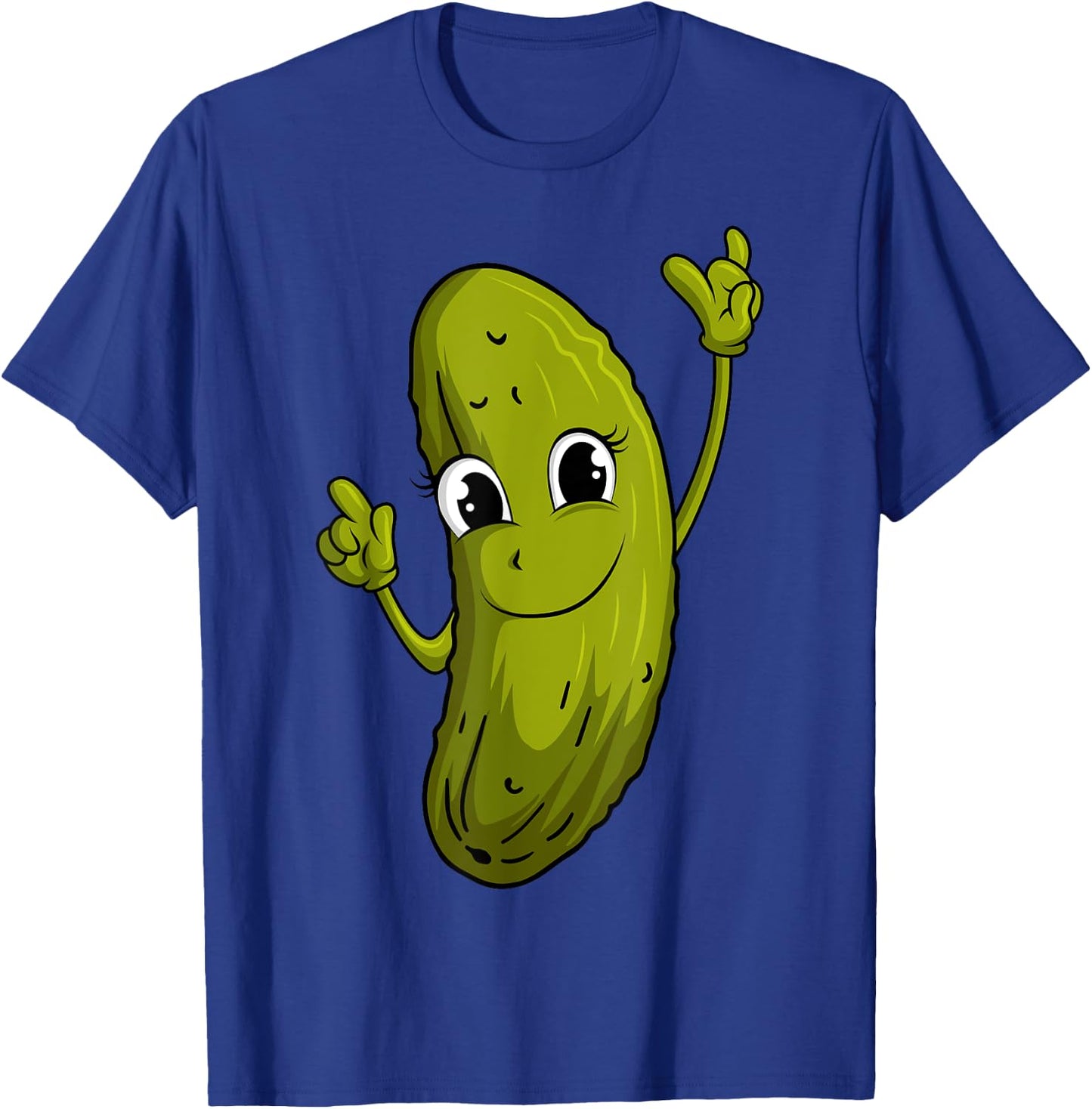 Funny Pickle Cucumber Vegetable Lover T-Shirt - T-Shirt | Royal