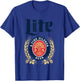 Miller Lite A Fine Pilsner Classic Vintage Logo T-Shirt - T-Shirt | Royal