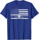US Flag Airplane Patriotic American Pilot T-Shirt - T-Shirt | Royal