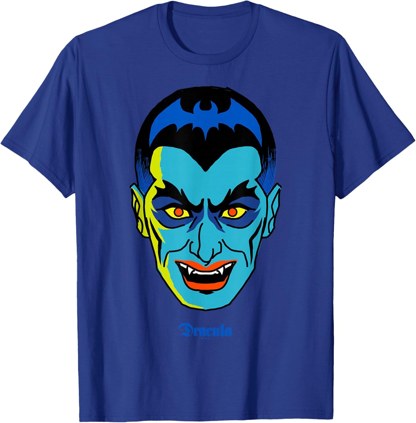 Universal Monsters Dracula Retro Big Face T-Shirt - T-Shirt | Royal