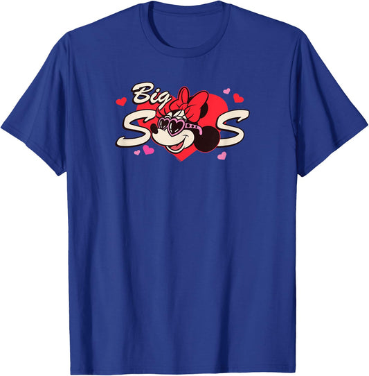 Disney Valentine's Day Big Sis Gift Family Matching Trip T-Shirt - T-Shirt | Royal