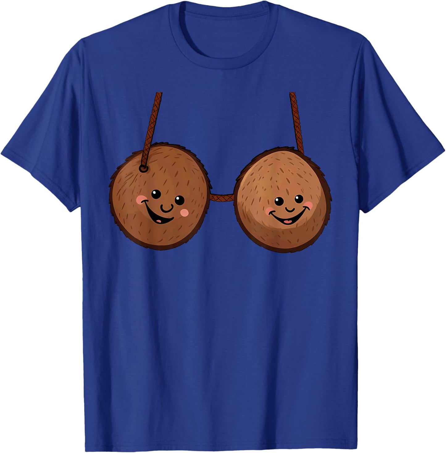 Summer Coconuts Bra Halloween Costume Men Women T-Shirt - T-Shirt | Royal