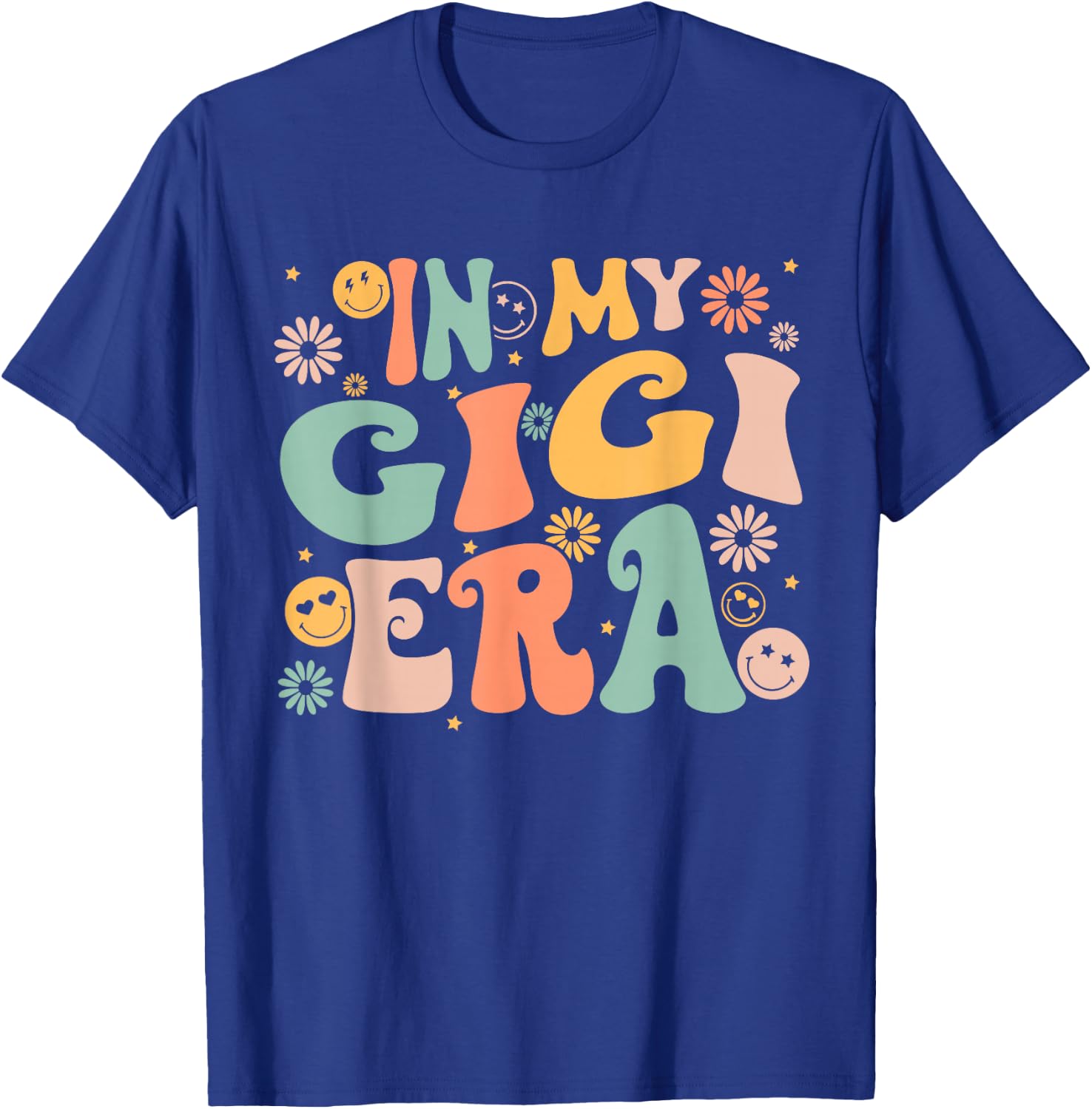 In My Gigi Era Baby Announcement for Grandma Mother's Day T-Shirt - T-Shirt | Royal