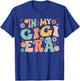 In My Gigi Era Baby Announcement for Grandma Mother's Day T-Shirt - T-Shirt | Royal