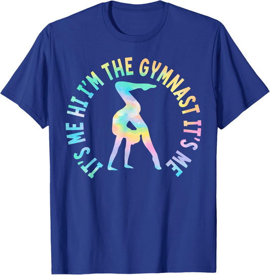 It’s Me Hi I’m The Gymnast It’s Me Women Girls Gymnastics T-Shirt - T-Shirt | Royal
