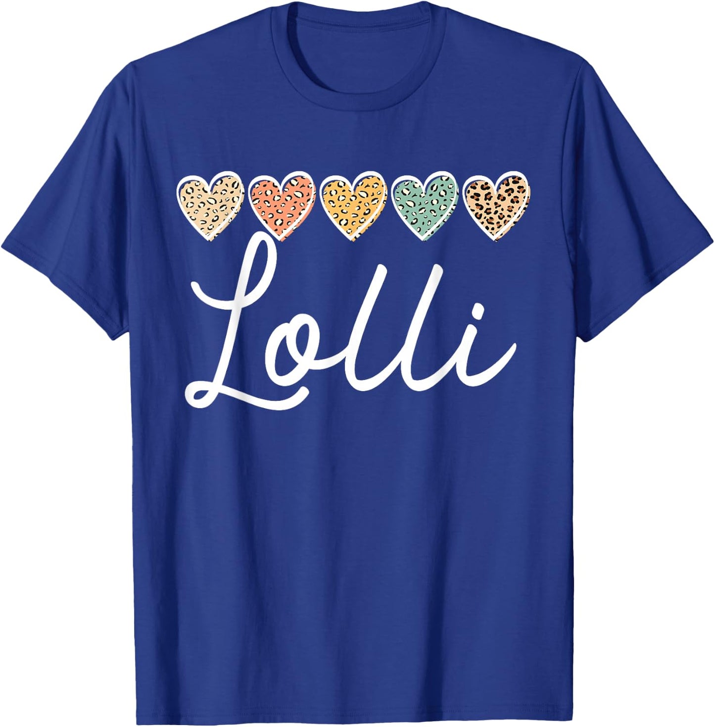 Lolli for Grandma Grandmother Announcement T-Shirt - T-Shirt | Royal