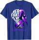 Her Fight Is My Fight Lupus Awareness Purple Ribbon T-Shirt - T-Shirt | Royal