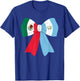 Half Mexican Half Guatemalan Guatemala Flag Mexico T-Shirt - T-Shirt | Royal