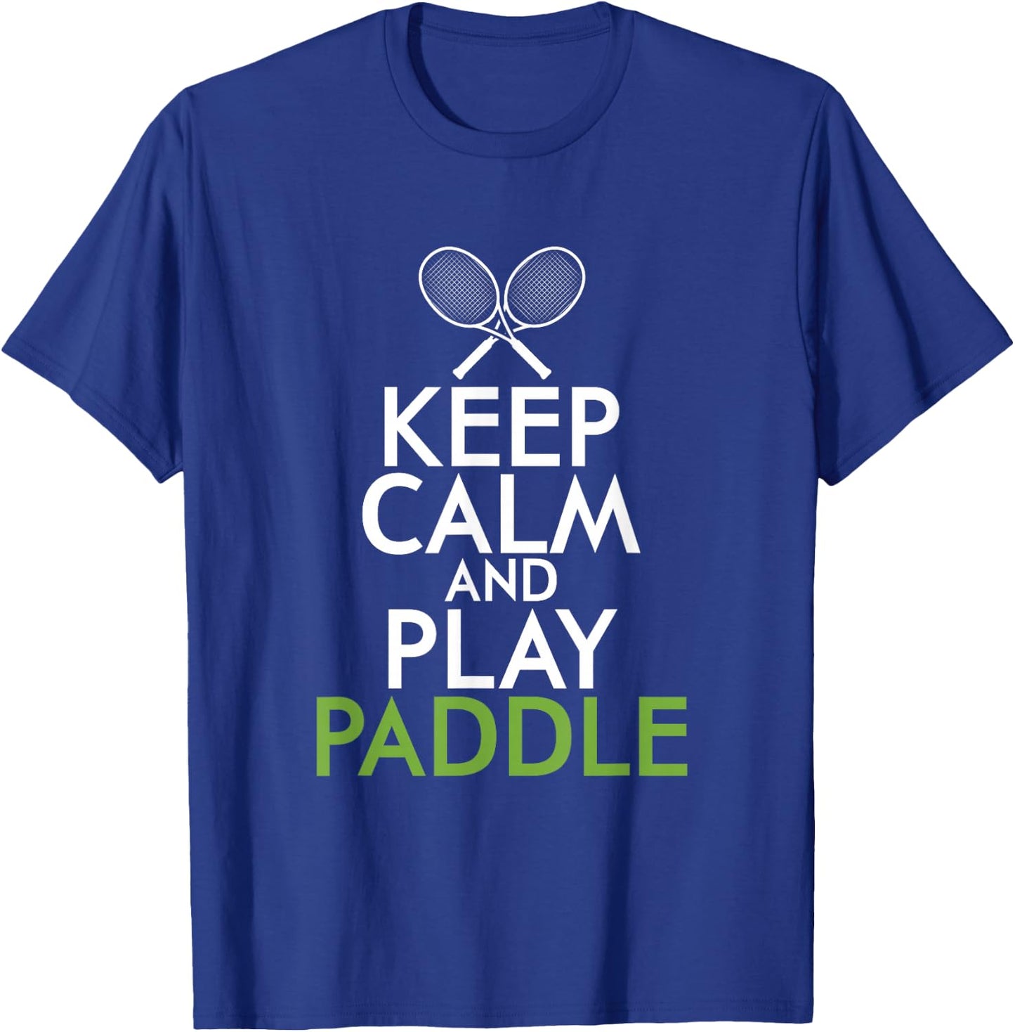 Paddle Tennis Kickback Game Tennis Racket Tennis Gift T-Shirt - T-Shirt | Royal