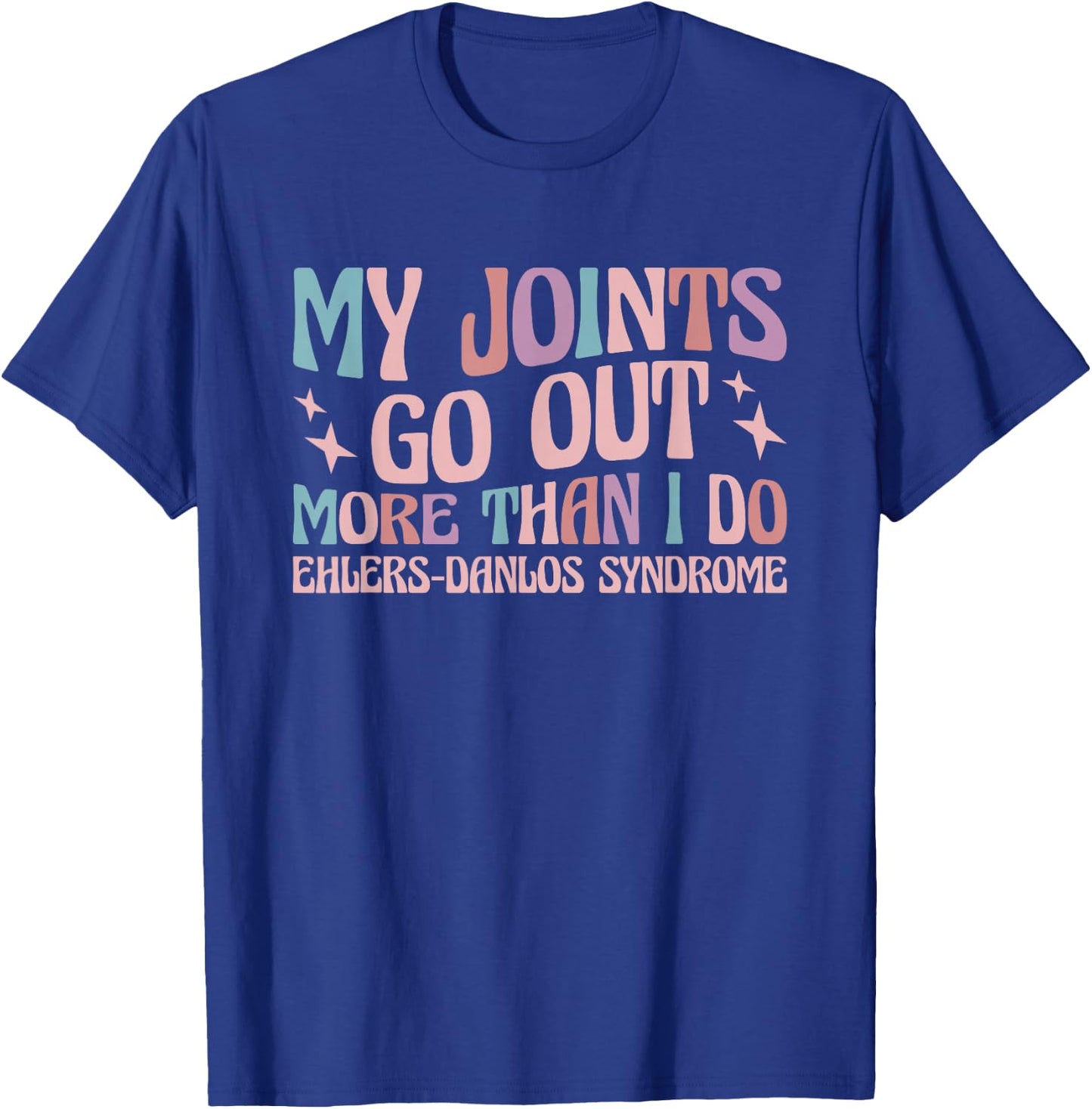 Ehlers Danlos Syndrome EDS Awareness T-Shirt - T-Shirt | Royal