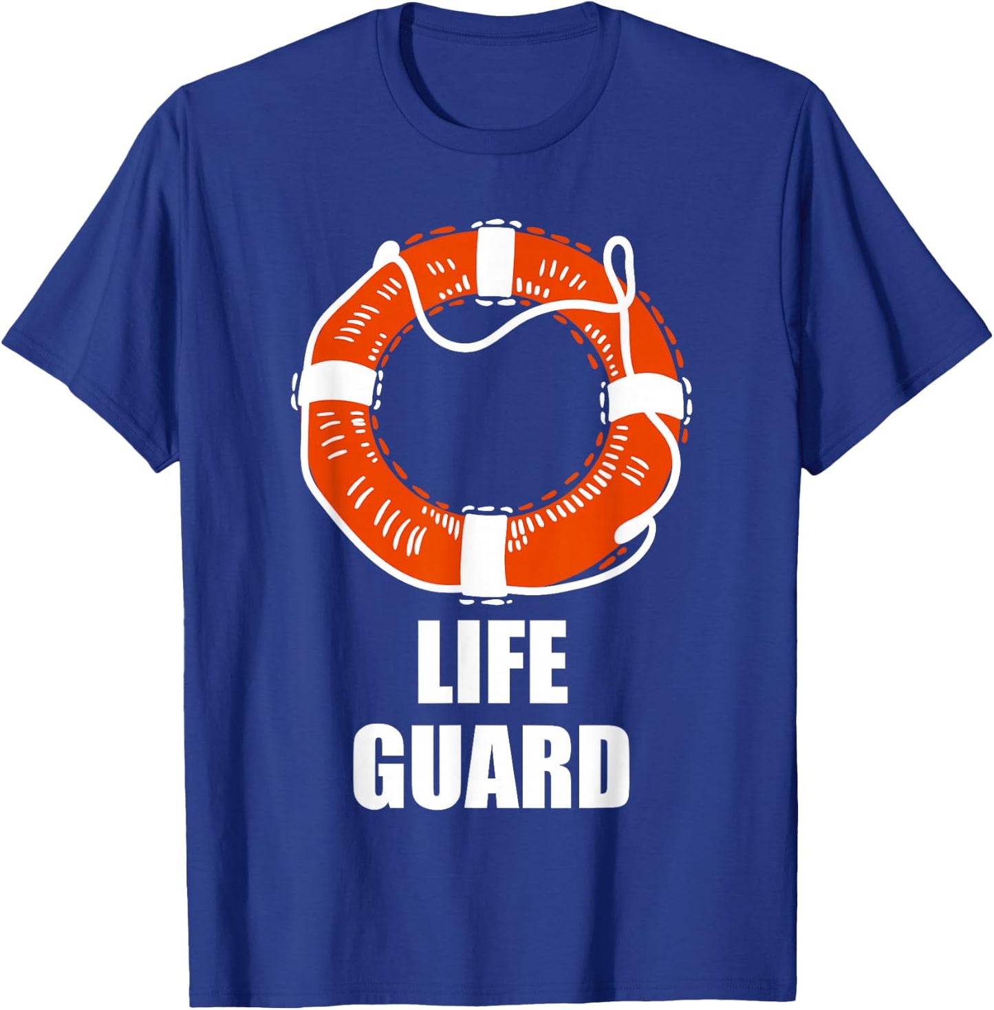 Lifebuoy Lifeguard Swimming Float T-Shirt - T-Shirt | Royal