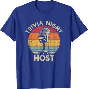 Trivia Night Host Game Night Funny Trivia T-Shirt - T-Shirt | Royal
