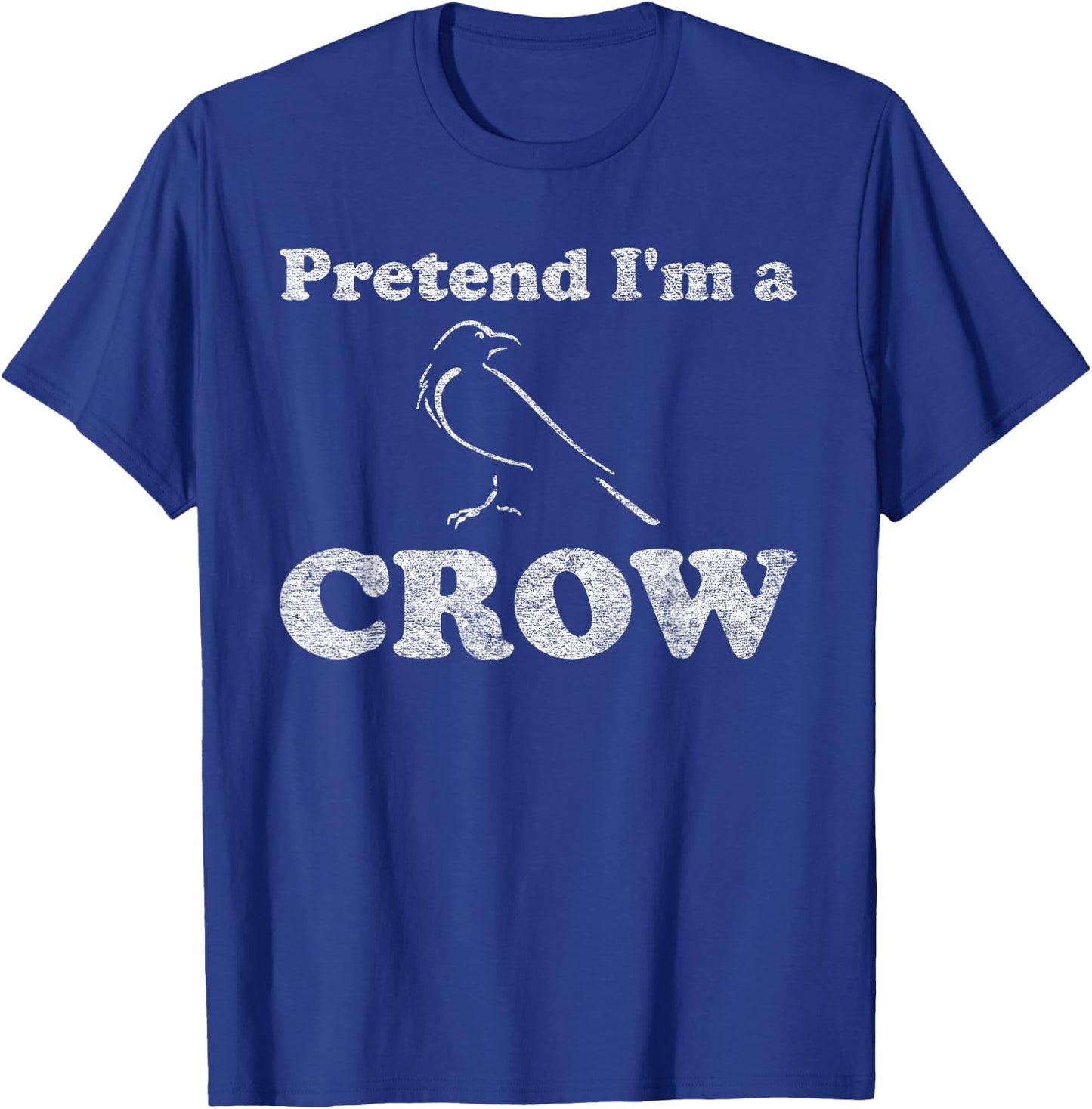 Crow Costume Halloween Pretend I'm a Crow Black Bird T-Shirt - T-Shirt | Royal