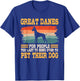 Great Dane Retro Vintage German Mastiff Gentle Dog Lover T-Shirt - T-Shirt | Royal