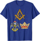 Mason 33rd KYCH Masonic Scottish York Rite Knights AASR WD T-Shirt - T-Shirt | Royal