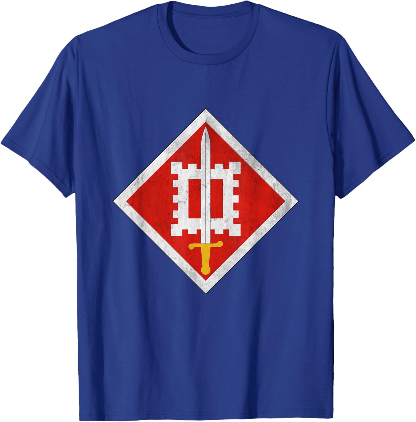 18th Engineer Brigade Combat Engineer Brigade Veteran Papa T-Shirt - T-Shirt | Royal