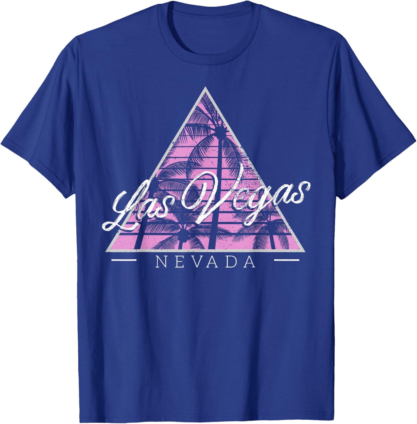Vintage Style Nevada Las Vegas Gift Design Idea T-Shirt - T-Shirt | Royal