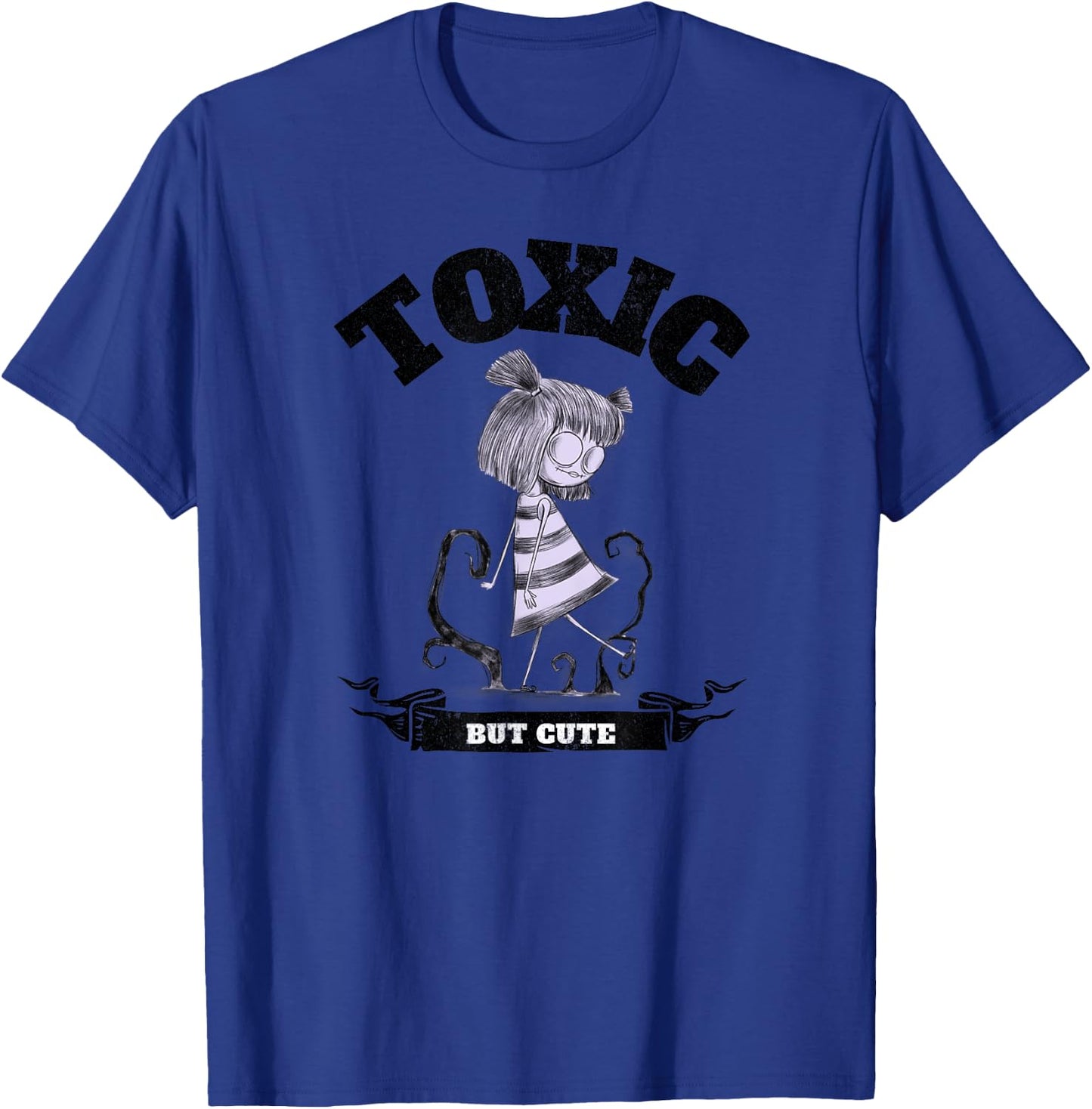 Toxic but cute creepy funny Halloween graphic T-Shirt - T-Shirt | Royal