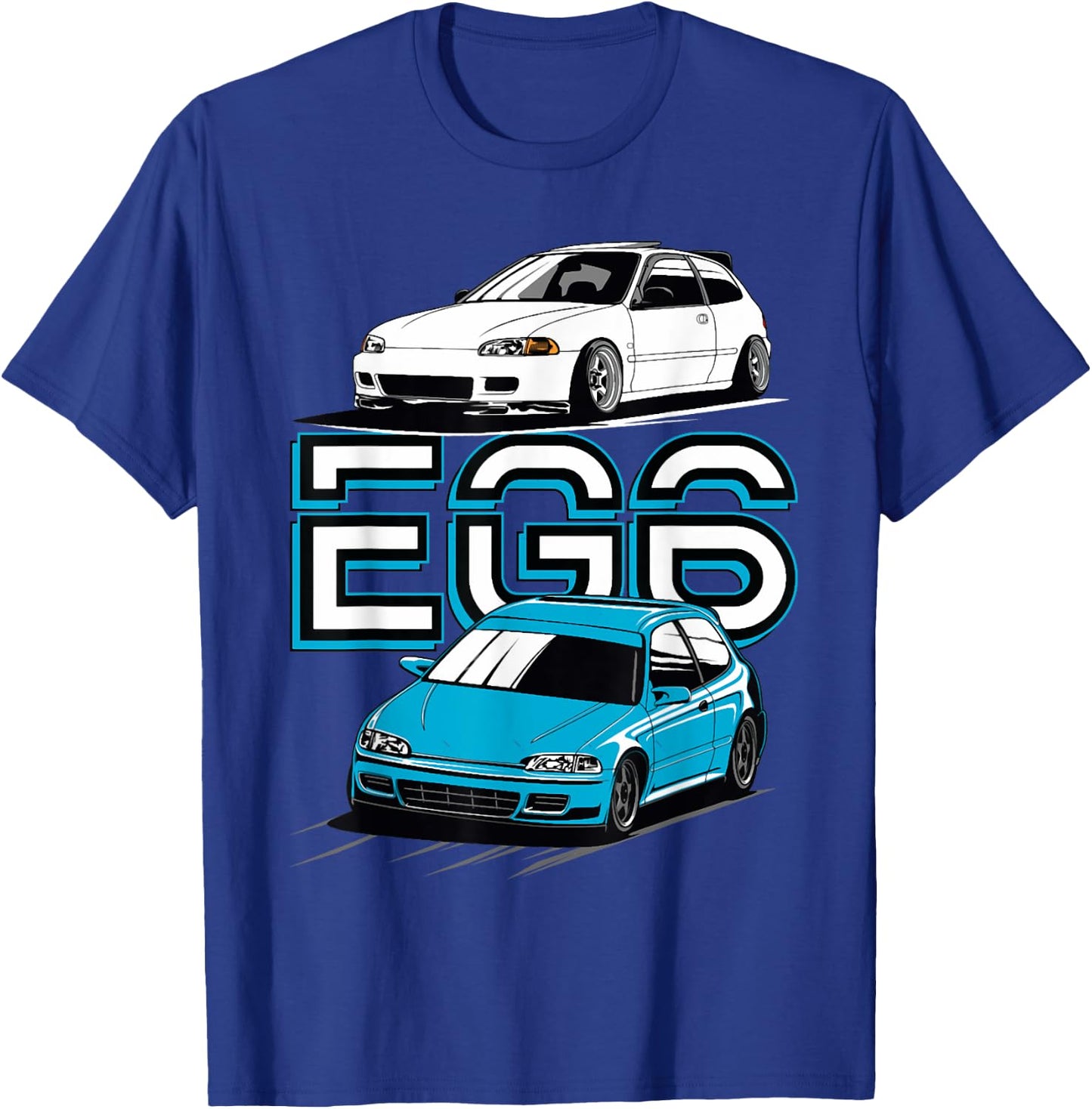 Civic eg6 Japanese car T-Shirt - T-Shirt | Royal