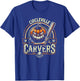 Spooky Halloween Circleville Carvers Minor League Baseball T-Shirt - T-Shirt | Royal