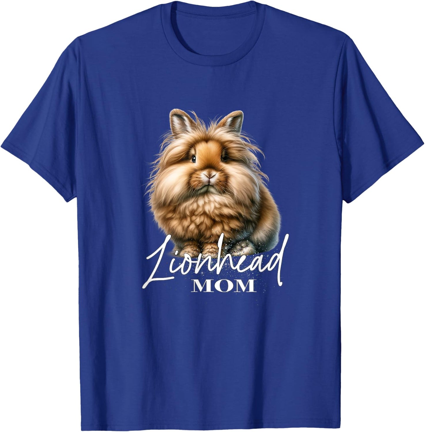 Lionhead Rabbit Mom T-Shirt - T-Shirt | Royal