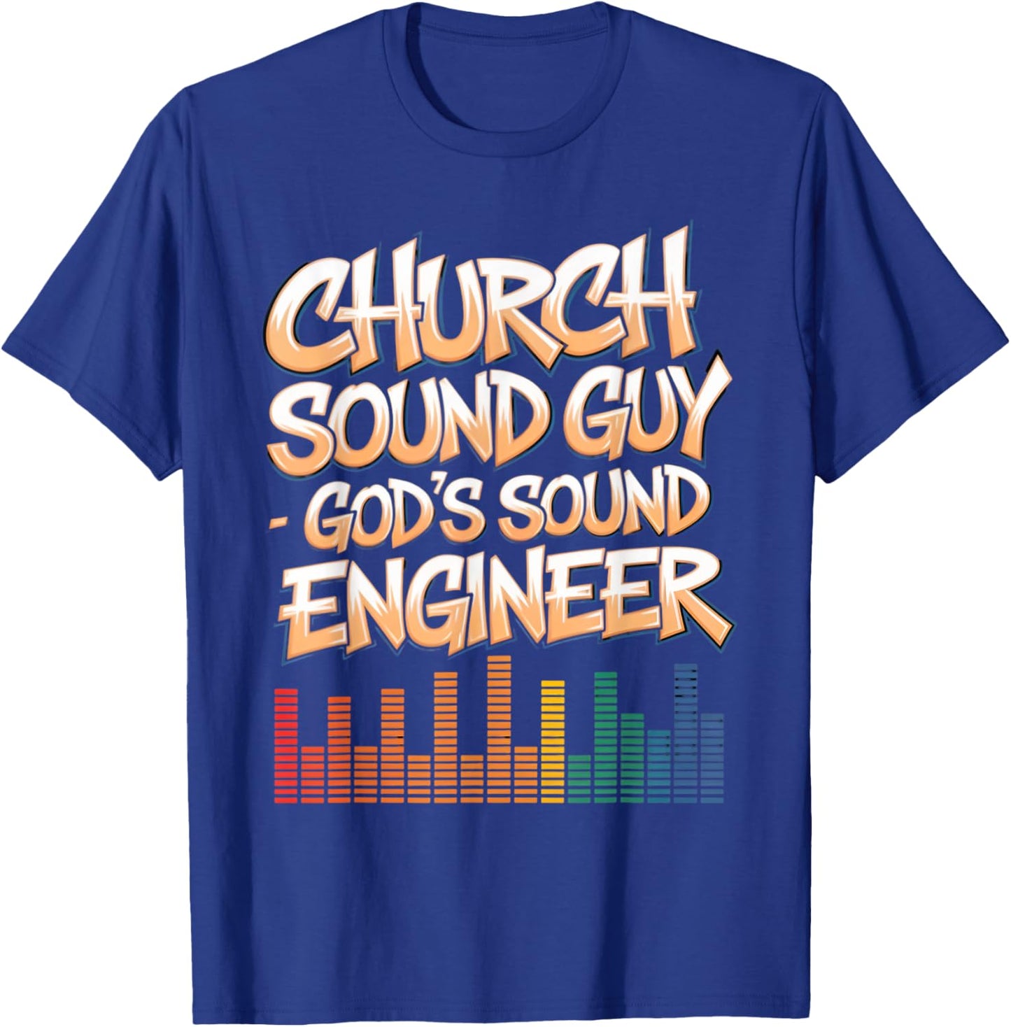 Church Sound Guy Recording Technician Church Sound Engineer T-Shirt - T-Shirt | Royal