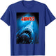 Jaws 2 Anniversary Poster T-Shirt - T-Shirt | Royal