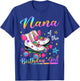 Nana Of The Birthday Girl Rolling Skate Family Matching T-Shirt - T-Shirt | Royal