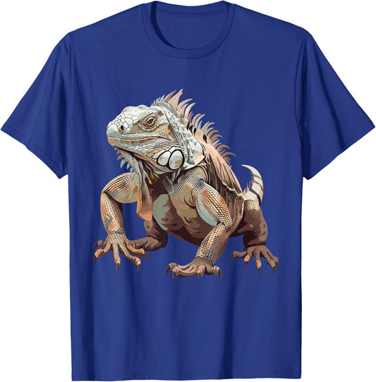 Iguanas, reptiles and Zoo Keeper Design Iguana - -Adults, Kids - Black - Small - Short Sleeve T-Shirt - T-Shirt | Royal