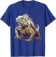 Iguanas, reptiles and Zoo Keeper Design Iguana - -Adults, Kids - Black - Small - Short Sleeve T-Shirt - T-Shirt | Royal