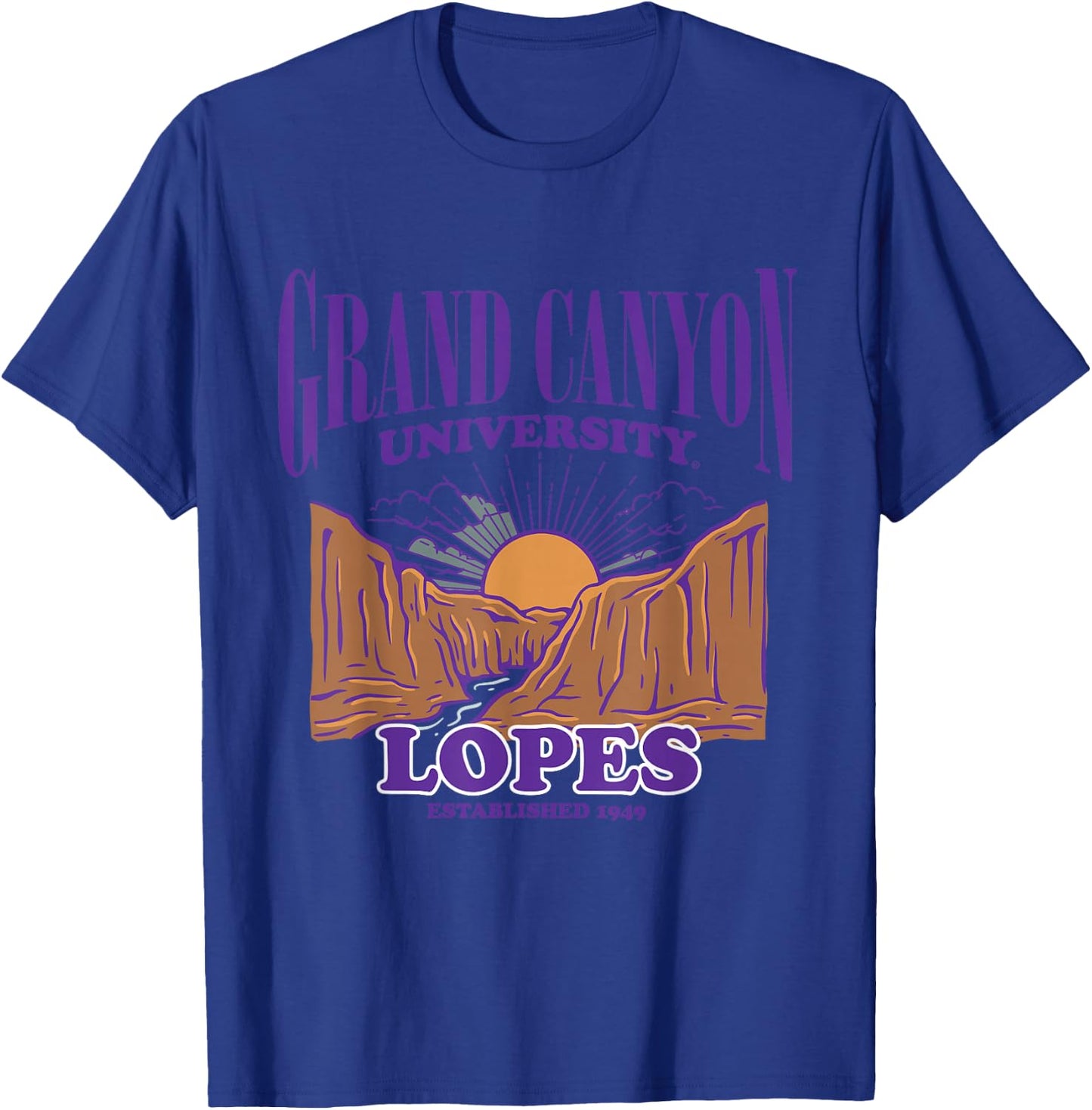 Grand Canyon Lopes | Official NCAA Merch | NCAFGCU010 T-Shirt - T-Shirt | Royal