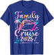 Family Cruise 2025 Party Cruising Ship Summer Vacation Trip T-Shirt - T-Shirt | Royal