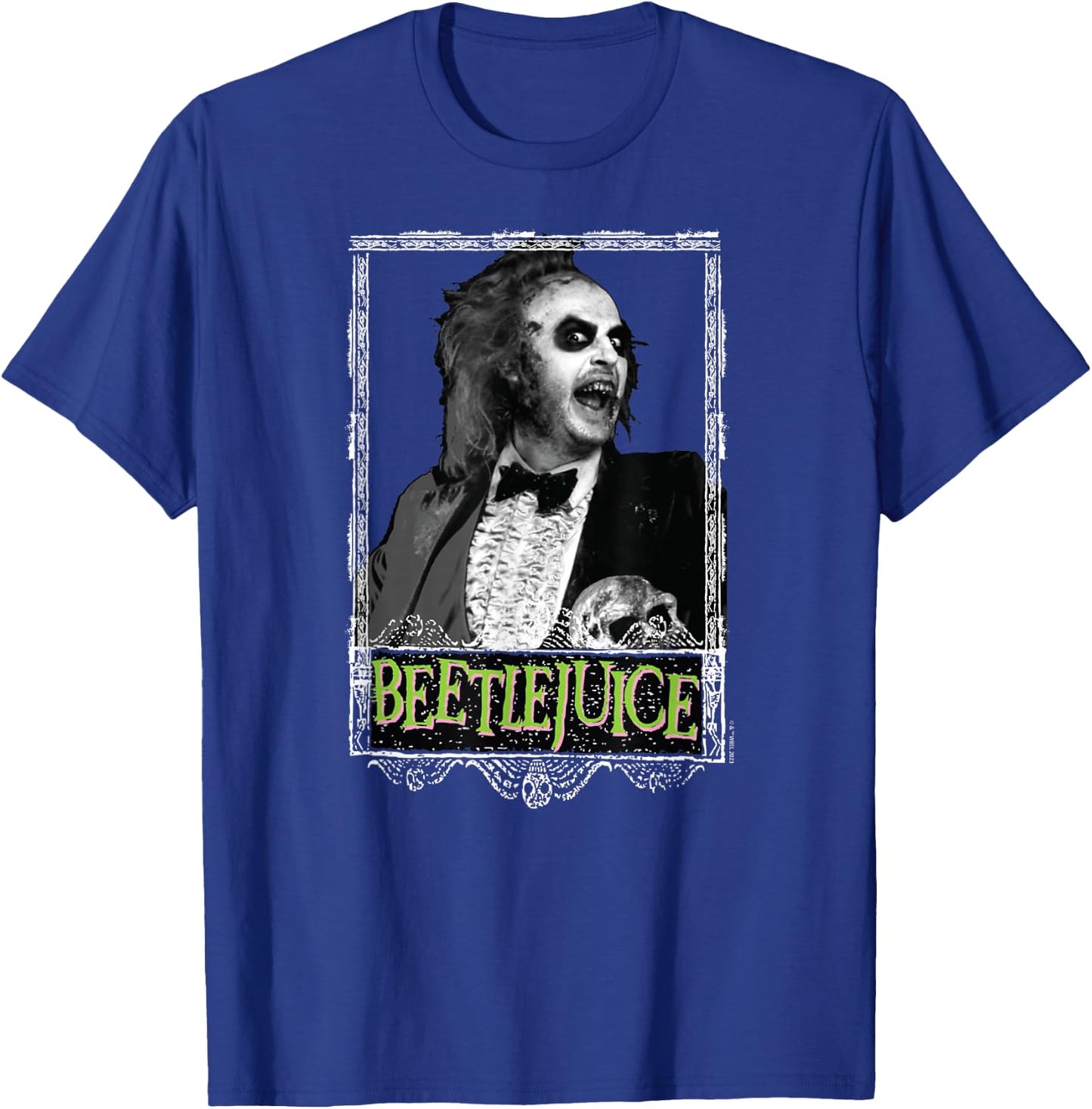 Beetlejuice - Beetlejuice Frame T-Shirt - T-Shirt | Royal