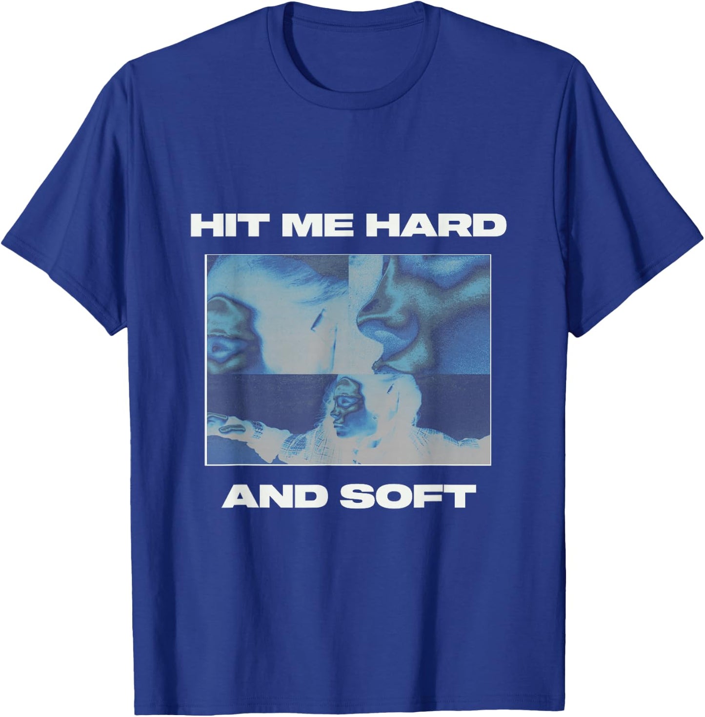 Official Billie Eilish HIT ME HARD AND SOFT Inverted Red T-Shirt - T-Shirt | Royal