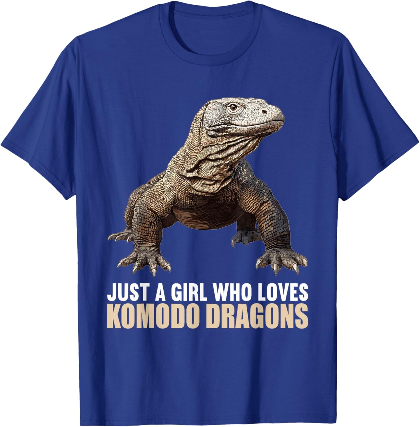 Just a Girl who loves Komodo Dragons. Komodo Dragon T-Shirt - T-Shirt | Royal