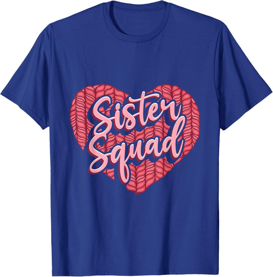 Sibling Sister Squad T-Shirt - T-Shirt | Royal