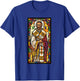 Gregory of Nyssa Stained Glass T-Shirt - T-Shirt | Royal