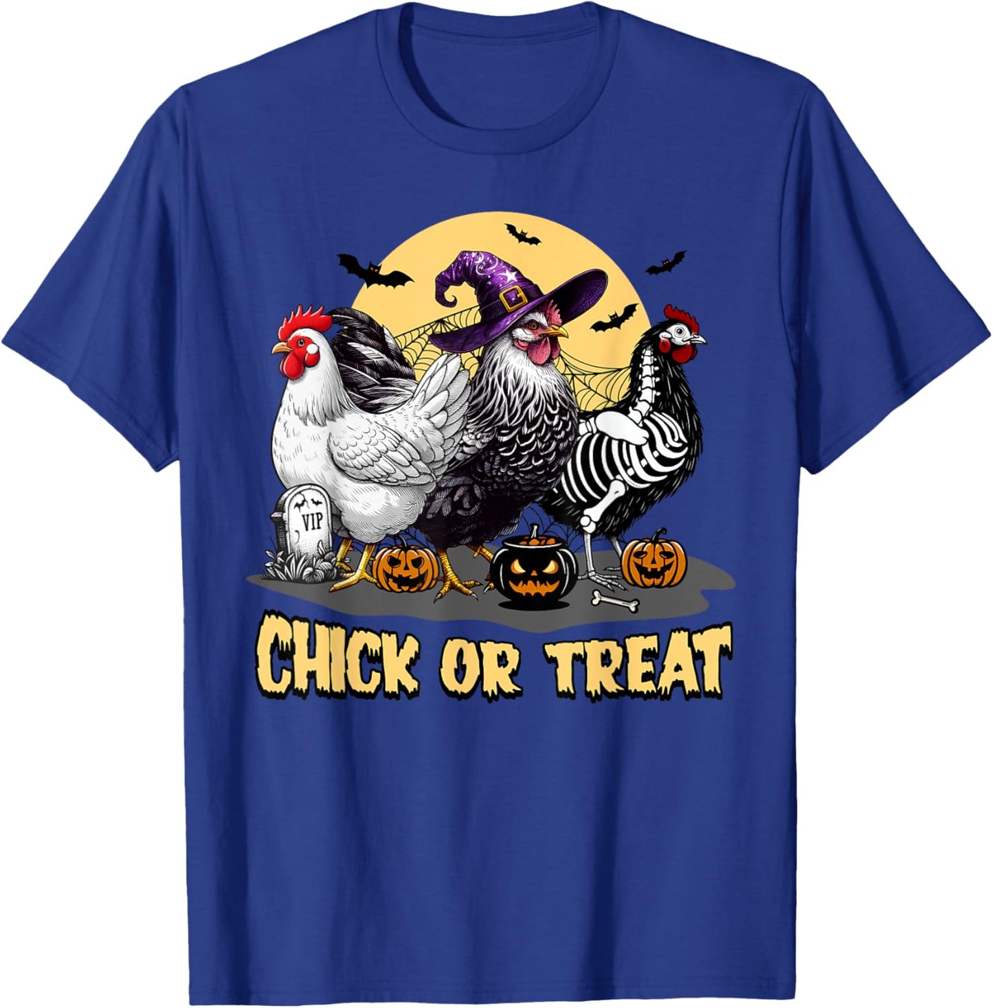 Chick Or Treat T-Shirt - T-Shirt | Royal
