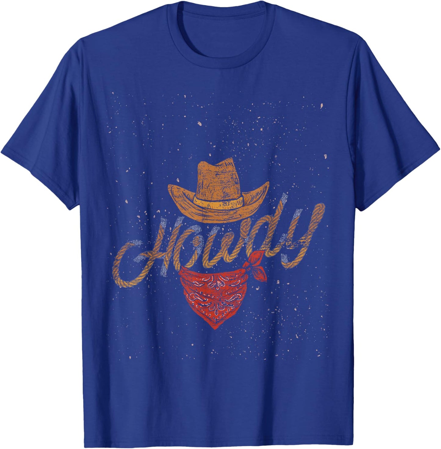 Yeehaw Cowboy Gifts Texas Rodeo Bull Men's Western Black Small T-Shirt - T-Shirt | Royal