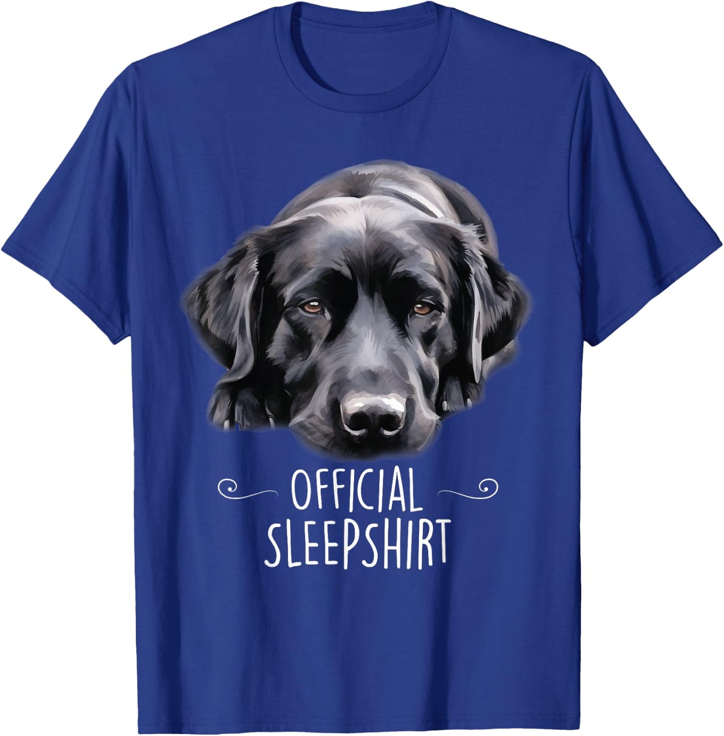 Sleeping Labrador Dog Official Sleep Lab Funny Women Kids T-Shirt - T-Shirt | Royal